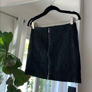 ZARA Quilted mini skirt